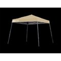 Quik Shade Quik Shade 167540DS SOLO64 10 x 10 ft. Slant Leg Canopy; Khaki Cover - Gray Frame 167540DS